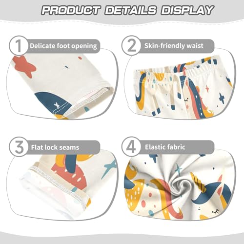 Toddler Girls Leggings Printed Yoga Pants Leggings Unicorn Horse for Kids3