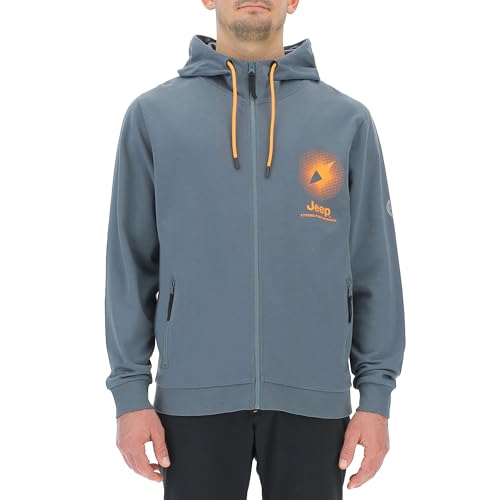 JEEP Felpa con Zip Uomo