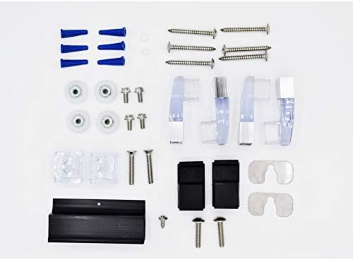 Basco ECPPDLX51SV framed sliding shower door parts, Chrome