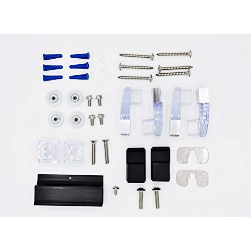 Basco ECPPDLX51SV framed sliding shower door parts, Chrome by BASCO - Used condition - US$28.44