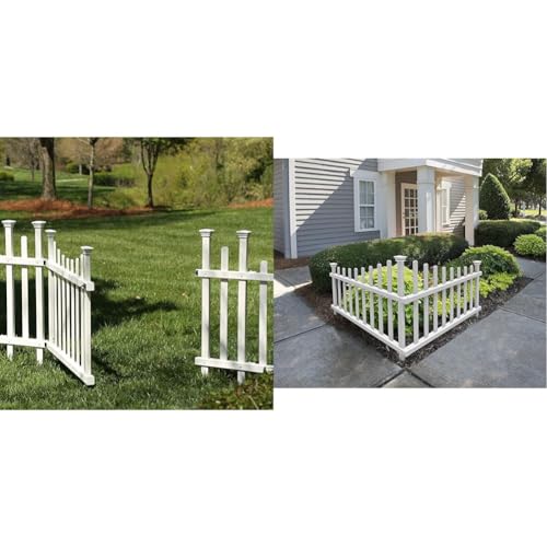 Zippity Outdoor Madison Vinyl Gate Kit with Fence Wings (62in