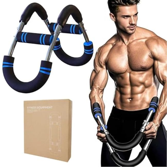 Arm Trainer, Twist arm Trainer Adjustable 30-50 Pound Training Equipment, Forearm Strength Trainer with Chest, Biceps, Triceps, and Shoulder Exercise Equipment. Portable and Detachable Design.