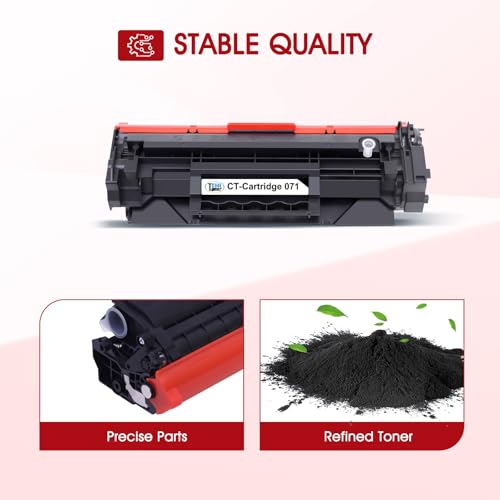 Image of 071 Black Toner Cartridge for Canon Cartridge 071 071H MF270 MF273dw 2 Pack | Compatible for Canon ImageClass MF273dw MF272dw LBP122dw LBP121dn MF275dw MF274dn MF271dn MF270 LBP120 Printer
