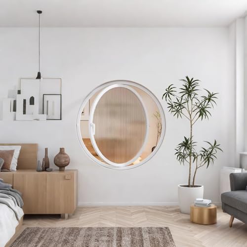 Ventanas de sótano de vidrio templado y aluminio para ventilación 4