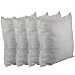 Throw Pillow Inserts 20" x 20" Set of 4 Down Alternative Hypoallergenic Cushion Square Form for Couch Sofa Bed