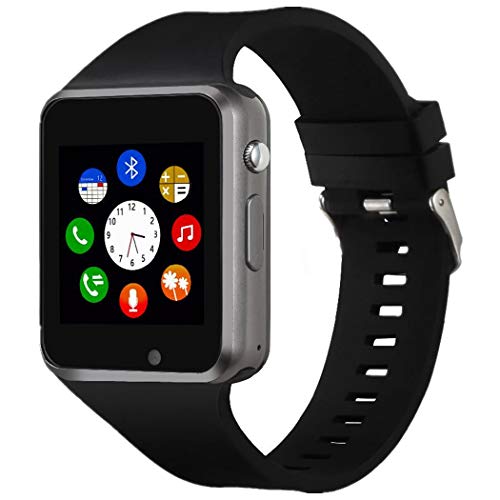 Smart Watch, Smartwatch with SD Card Touch Screen Call Text Message SNS Sync