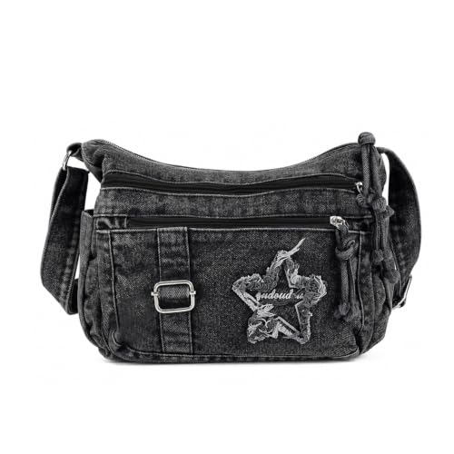 Image of PALAY Women Crossbody Bag Waterproof Nylon Multi-layer Crossbody Bag Casual Satchel Bag Shoulder Bag Messenger Bag Travel Crossbody Bag Day Pack