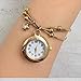 Imagen de Hrtyvhin Pulsera de Reloj con Flecos de inspiración Vintage con Cadena Desmontable para Mujer