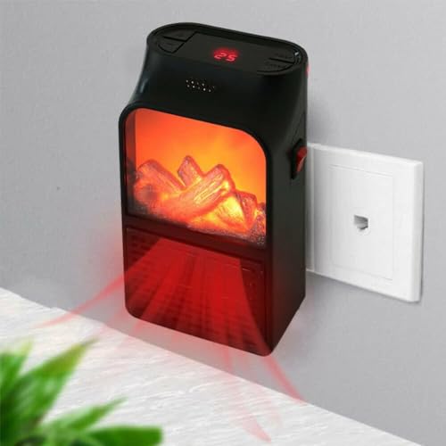 WSADZXC77 Portable Heating Fan, Mini Heater with Heat Settings | Electric Heaters | Vertical Space Heaters | 900W, Overheat Protection, Modern Style