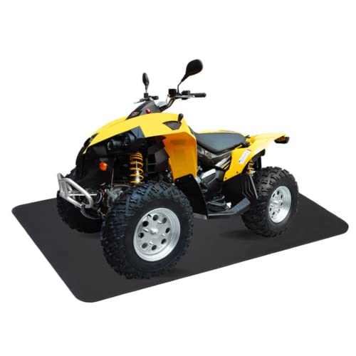 Mister Buddy Mat 60"X30" Rubber Garage Parking Mat - Protect Your Shop Floor - Easy To Clean For Indoor And Outdoor Use - Great For Atv, Side By Side, Rzr, Motorcycle, Car & Truck (60"X30") #TOP1