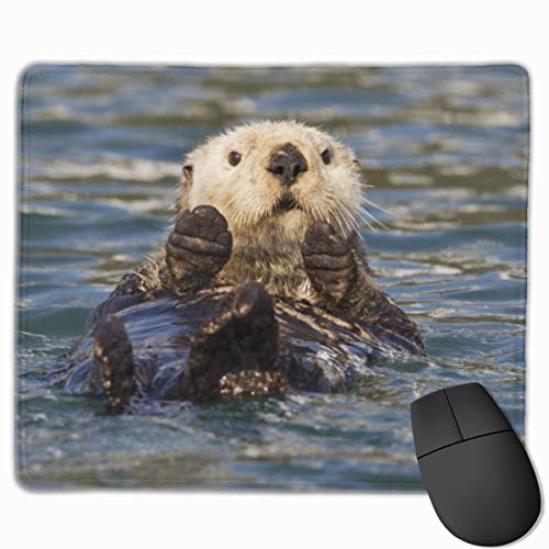 Preisvergleich Produktbild Jujupasg-Mauspad, Rutschfestes, Wasserdichtes Mousepad Auf Gummibasis Für Laptops - Weibliche Seeotter Lounges