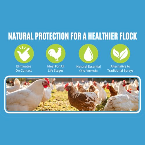 Image of Colton's Naturals Poultry Spray 32 oz - for Chickens - Helps with Mites, Lice, Fleas & Scaly Leg - Safe for Coops, Birds & Backyard Poultry