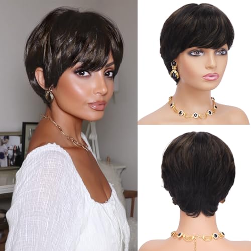 Sidaila Pixie Cut Wig Human Hair – Glueless Short Wig