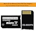 LEAGY PSP 1000, PSP 2000, PSP3000 Memory Stick Adapter, Micro SD auf Memory Stick PRO Duo MagicGate Karte für Handycam, Kamera, Sony PlayStation Portable