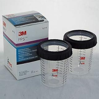 3M Accuspray 16115 Gravity Feed 6oz Cups and Collars - 2 of Each