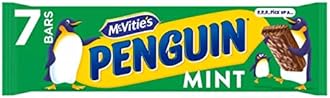 McVitie's Penguin Mint Biscuit Bar 7 x 24.6g, 172g