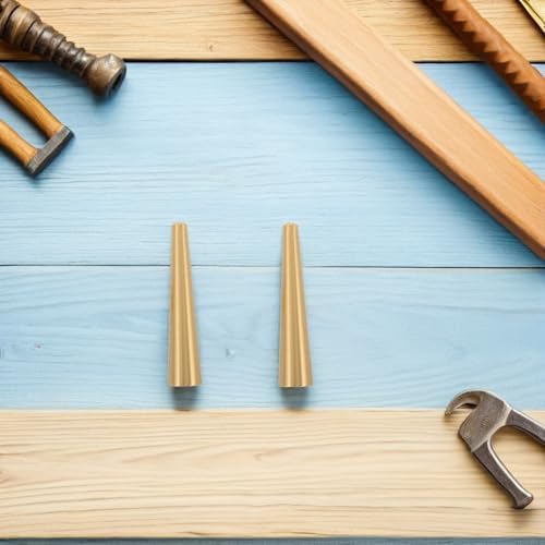 Patas de latón cónico de 60 mm BESTYASH, soporte para elevar muebles y proteger suelos 8