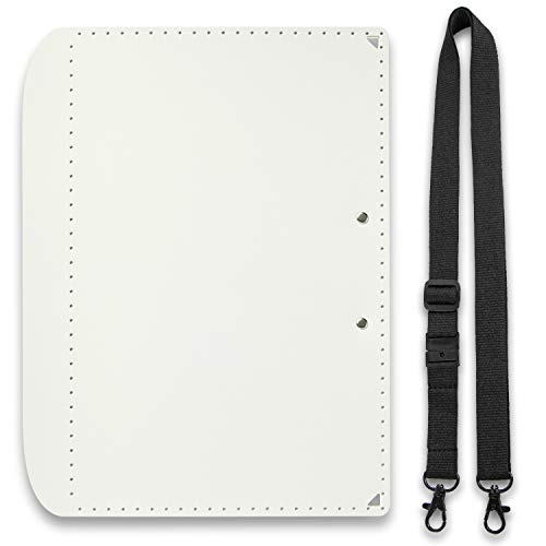 プラス A4サイズにおりたためる A3クリップボード+ ホワイト 83-152 専用ストラップ 付（Amazon）