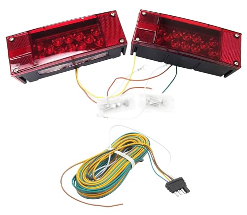 LIBRA Low Profile 18 LED Submersible Trailer Light Kit Stop/Turn/Tail/Clearance - 24011