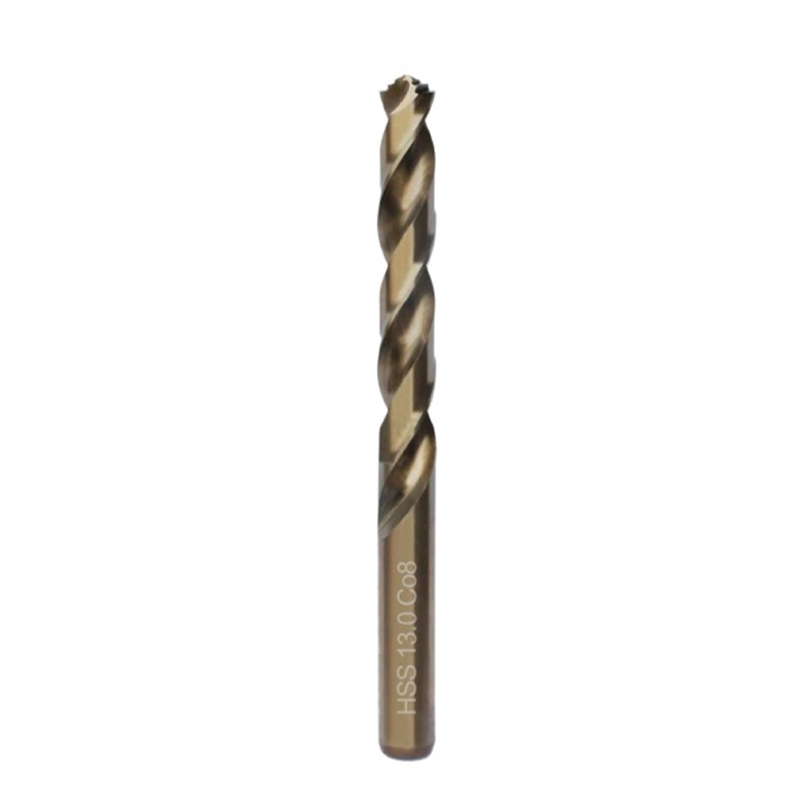 Foret au cobalt M42 8% métrique de torsion pour percer l'acier inoxydable et le métal (19pcs)