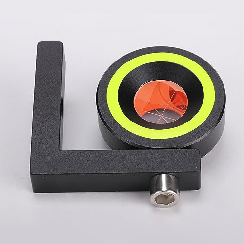 GEOLENI 90 Degree Prism Right Angle Surveillance Prism with Sight Ring Copper Plated for Total Station (MP110HV) - Image 3