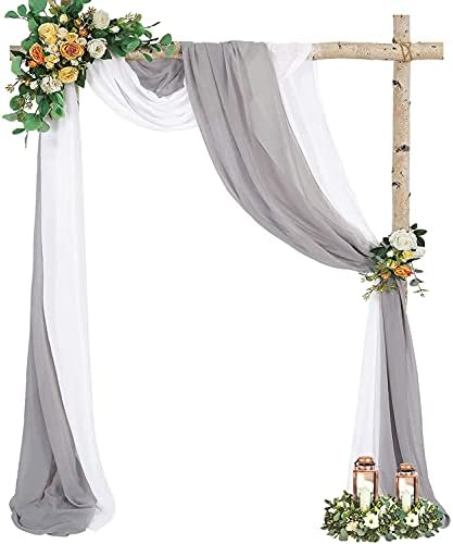 Wedding Arch Draping Fabric Panels 70CM X 600CM Chiffon Fabric Drapery Wedding Ceremony Reception Swag Decorations (7)