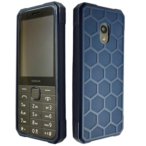 Image of ZAOMA Back Case TPU Cover Compatible for Nokia 235 4G 2024 DS - Model NO. : TA-1616 Rugged Case (Pack of 2) (NK2354G RUGBLUE)