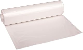 Boardwalk High Density Industrial Can Liners Coreless Rolls, 33 gal, 16 microns, 33 x 40, Natural, 10 Rolls of 25 Bags (RH3340S)