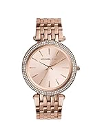 Michael Kors Women's Rose Gold Stainless Steel Darci Analogue Watch, 39mm
