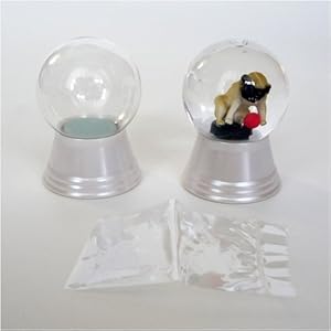 スノードーム自作キット ガラス製 Sサイズ パウダー付