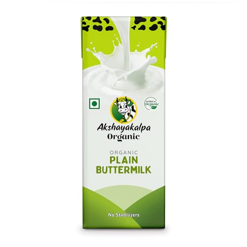 Image of Akshayakalpa Organic Plain Butter Milk - UHT - 180ml