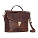 Produktbild STILORD 'Fallon' Vintage Handtasche Leder Damen Schultertasche mit abnehmbaren Gurt Umhängetasche zum Ausgehen Shopping 9.7 Zoll Echtleder, Farbe:Porto - Cognac
