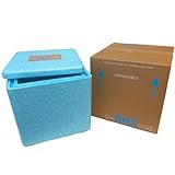 EPE Insulated Cold Shipping Box with Foam Cooler (Size: Small), Reusable, Recyclable, and Multi-Purpose, USA theBOXcold