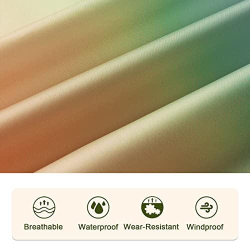 Image of SaphiRose Adult Rain Poncho Waterproof Hooded Zipper Raincoat with Pockets | OEKO-TEX Certified 100% Polyester, Lightweight Packable Storage Pouch, Heat-Sealed Seams, Quick-Dry for Outdoor Hiking