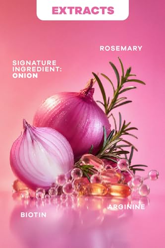Image of Natural Sant Onionvital Hair Serum with Onion, Rosemary, Biotin & Arginine - Hydrating Serum for Scalp & Hair Care, 60ml