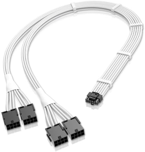 EZDIY-FAB - Cable de extensión de alimentación GPU, 16 pines (12+4) 12VHPWR PCIe