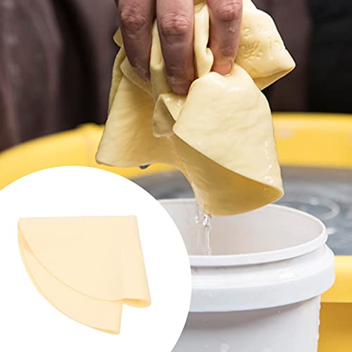 EXCEART Pottery Tools Blanking Padding - Yellow Round Clay Throwing Cloth 31.5 CM Easy Maintenance for DIY Pottery Crafting - Image 4