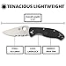 Spyderco Tenacious Lightweight Folding Pocket Knife with 3.3