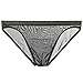 PBHYDK Mutandine Maschili Traspiranti da Uomo Mutandine da Polso Basse da Uomo Attraverso l'Uomo Gay Mesh Trasparente Ultra-Sottile Lingerie Costumi da Bagno Pantaloncini Mutandine a Triangolo