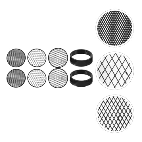TOPBATHY 2sets Soil Sieve Set Mesh Sifting Pan for Gardening Tool for Indoor Plant Soil and Garden Accessories Made of Plastic Replaceable Screens for Riddle and Compost Tool Use