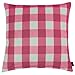 APELT 4178_40x40_35 poszewka na poduszkę "letnia karo", biała/różowa
