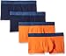 Fruit of the Loom Men's Cotton Stretch Boxer Brief Low Rise Trunk (Pack Of 4), Assorted, Medium