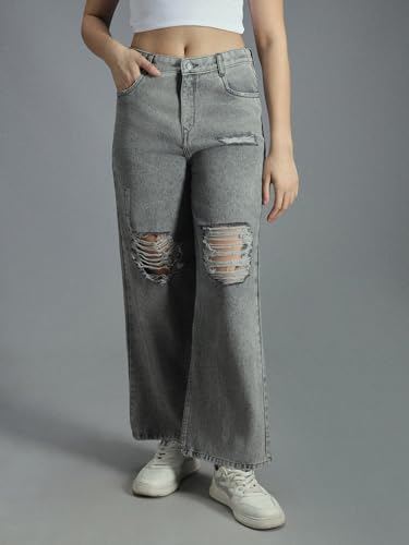 Image of HIGH Star Women's Regular Fit Mid Rise Jeans
