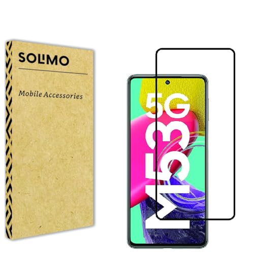 Amazon Brand - Solimo Edge-to-Edge HD+ Tempered Glass Screen Protector for Samsung Galaxy M55 5G & Samsung Galaxy F55 5G | Easy Installation (B0D879YB25) Amazon Price History, Amazon Price Tracker