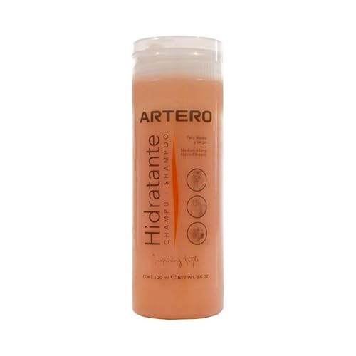 Artero Hidratante. Champú para Perros Que aporta Gran hidratación para Mantener un Perro de Pelo Largo. (100 ml)