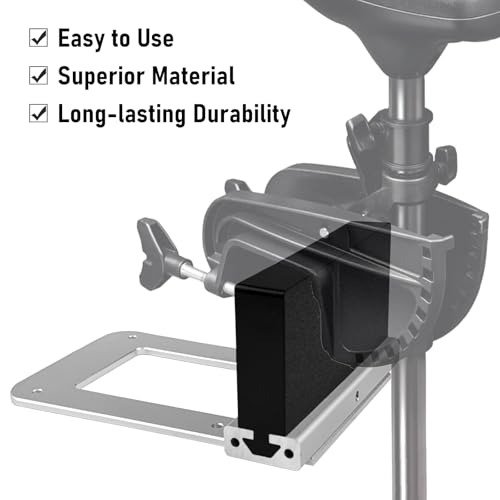Heurytep MMB-3LS1640 Aluminium Transom Trolling Motor Mount Bracket, Universal Transom Motor Mount For Kayaks/Canoe/Small Boat thumb #4