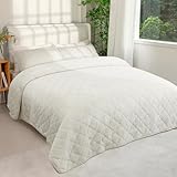 PlushHavenCloud Velvet Quilt Set King Size - Luxury Lightweight Velvet Bed Comforter & 2 Pillow Shams | Oversized Coverlet Bedspread 3 Piece | Oeko-TEX All Season Bedding White