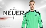 Manuel Neuer 40" x 24" / 21" x 13" Unframed Green Modern Sports Poster for Living Room