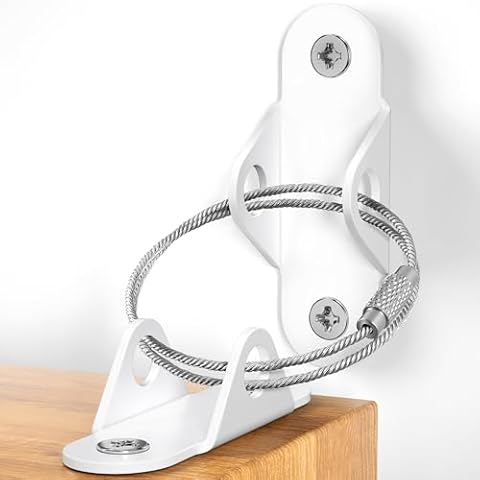 Booda Brand Furniture Anchors for Baby Proofing, Anti Tip Furniture Wall Anchors, Metal Earthquake Straps Secure 400 LBs Drawer, Cabinet to Wall, Dresser Wall Safety Anchor for Child Safety (6 Pack) Cover