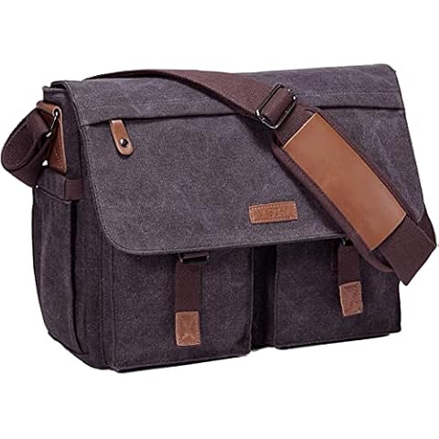 VASCHY Bolso Hombre Bandolera para Portátil 14 Pulgadas Cover